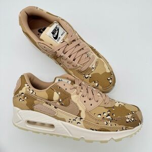 Size 10 Womens Nike Air Max 90 Desert Camo Shoes NEW DX2313-200